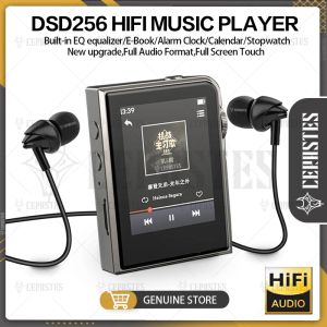 Joueurs 2023 Nouveau Hifi Music MP3 Portable Hires Portable Digital Audio Music Player DSD256 Sport Metal Walkman sans perte avec égaliseur d'égaliseur