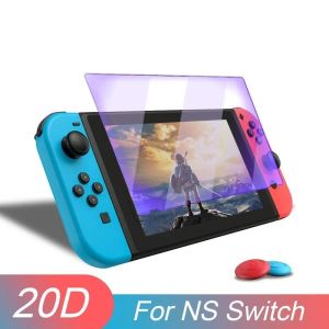 Players 2pcs Temperred Glass Screen Protector compatible Nintendo Switch Oled 9H HD Clear Glass Film For Nintendos Switch Oled