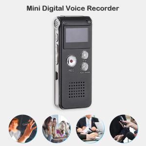 Players 8 Go Portable Digital MP3 Dictaphone Voice Activated Digital Audio Recorder Professional Mini voix Enregistreur
