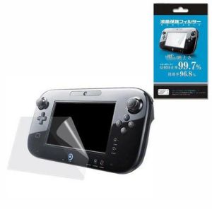 Les joueurs ont clair le film de protection Joypad LCD surface protection de la couverture de la garde de surface pour Nintendo Wii U Gamepad Wiiu Pad Controller Screen Protector