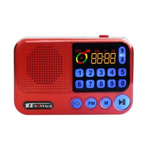 Radio de canciones digitales de reproductores para el alumno de alta potencia portátil Mini Mp3 Player luminoso Key admite TF Tard / U Disk Reproducción