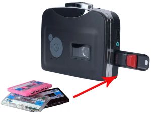 Joueurs EZCAP 230 USB Cassette Tape lecteur Tape To MP3 Enregistrement de musique dans USB Flash Drive Adapter Music USB Cassette Player Converter