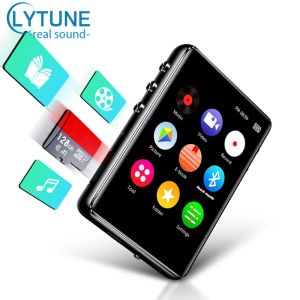 Joueurs Lytune Mp3 Player SD Card Touch Screen Music MP4 Play Bluetooth avec haut-parleur FM Radio Ebook Enregistrement vidéo MP5 Touch Player