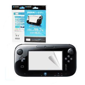 Players ostent 3 x Clear Screen Protector LCD Protective Film Guard Cover para Nintendo Wii U Gamepad Screen Protector Skin