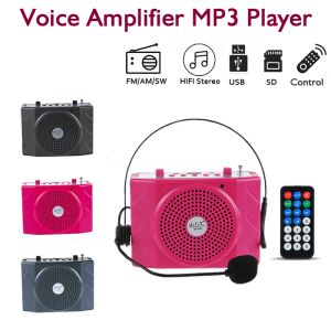 Players Portable Digital Vocation Amplificateur MP3 Player lecteur Enseignant Promoter Tour Guide Holding Mini Sound Outdoor haut-haut-parleur