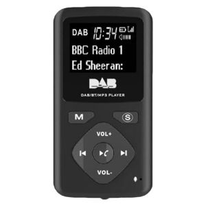 Reproductores FM/DAB Digital Bluetooth Radio MP3 Player MicroUSB Easy Carrying For Home