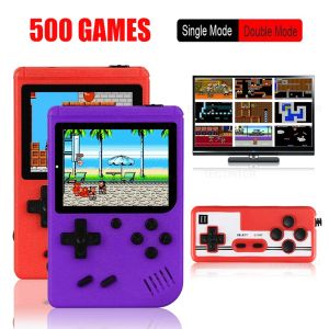 Players Retro Portable Mini Video Game Console 8bit LCD Handheld Game Player Builtin 500 Games AV Handheld Game Console For Kids Gift