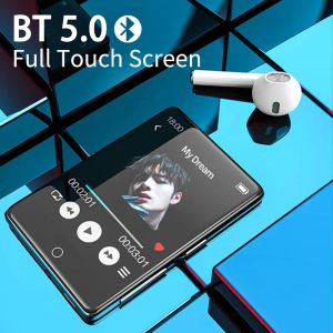 Joueurs Ruizu M7 Metal Bluetooth 5.0 MP3 Music Player Breetin haut-parleur 2,8 pouces Screen tactile Hifi Walkman avec FM / Ebook / Pedomètre