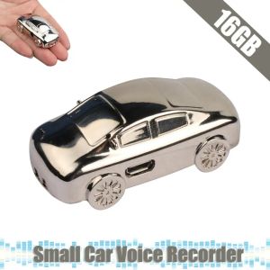 Players Small Car 16 Go voix Activé Recorder un bouton Enregistreur vocal numérique avec écouteur MP3 Player Musique pour la conférence Rencontre