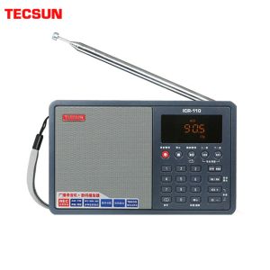 Joueurs Tecsun ICR110 Radio FM / AM Lecteur MP3 Enregistreur âgé Audio numérique Portable Semi-conducteur Sound Box Support TF Card Free Ship