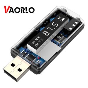 Jugadores Vaorlo FM Transmisor Receptor Bluetooth 5.0 Adaptador Aux USB para tarjeta TF MP3 Player Home Stereo TV TV PC Auriculares Auriculares