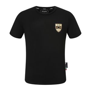 pleinxplein design T-shirts pour hommes Designer slim fit pp T-shirt Été strass Col rond plein shirt Skulls Streetwear noir 2070 couleur