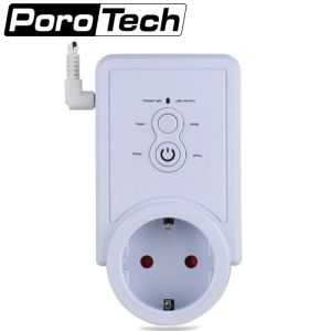 Bouchons GSM Power Plug Socket avec capteur de température Intelligent Température Russe / Anglais Télécommande Smart Smart Switch Outlet