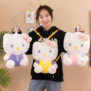 Plush backpack Japanese girl cat backpack kitten Stuffed toy doll