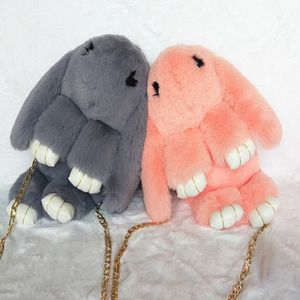 Sacs à dos en peluche mignon lapin sac à dos épaule sac à bandoulière lapin japonais 24 couleurs jouet en peluche enfants cadeau scolaire enfants 220915