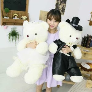 Poux en peluche 2pcs / paire couple ours ours en peluche en peluche