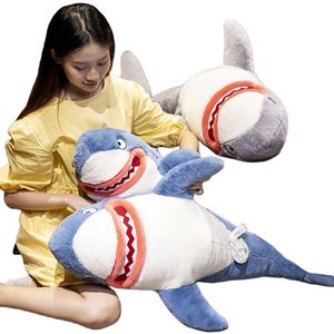 Poupées en peluche dessin animé lèvres rouges dentelée requin oreiller jouets en peluche doux animal de mer baleine jeter coussin cadeaux d'anniversaire décor 230915