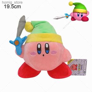 Peluche Dolls Hot Game Star Kirby Sword Kirby Toy en peluche de haute qualité Cartoon Peluche Poll Great Christmas Birthday Gift For Children Y240415