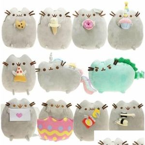 Muñecas de peluche P Muñecas Sushi Cat Toys Donuts Kawaii Galleta Helado Estilo Arco Iris Animales de peluche suaves para niños Regalo para niños 230203 Drop DHK3V