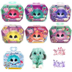 Poupées en peluche Scruff A Luvsing Family Peluches Little Live Pets Alpaga Ours Licorne Poupées En Peluche Surprises Cadeaux De Noël Enfants Jouets 230523