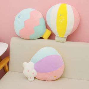 Almohadas de felpa, almohada de globo flotante de dibujos animados, almohada de siesta para niña, juguete de peluche rosa