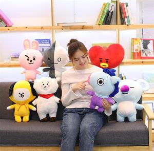 Jouets en peluche de haute qualité, image d'étoile de dessin animé multistyle BT21, poupées créatives, cadeau de vacances 2866383