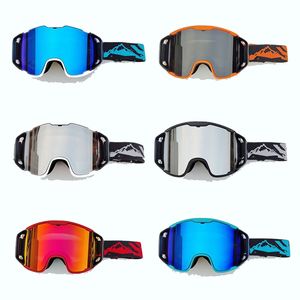 Hombres Mujeres invierno Gafas de esquí anteojos estructura de espuma ultraligera triple antivaho antiarañazos correa telescópica ajustable de doble lente gafas de snowboard para trabajadores