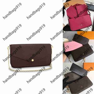 Dames Sacs Messenger Sacs Sacs Femmes Sac à main Nouveau Mode All-Match Multi-Fonctionnement Retro Classic Chaîne FLAP Épaulements Sac Sac Coin Pure Porte-Téléphone Mobile Hangbags