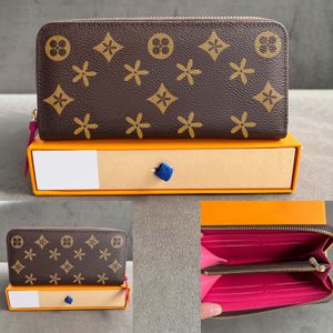 organizador de bolsillo luxurys Designer M42616 N61264 monedero Clemence card case key pouch Womens Long Wallets Card Holders Genuine Leather mens lady pasaporte holders