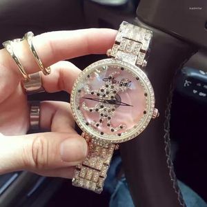 Pocket Watches Creative Money Leopard Girls Women Watch Rotating Fashion Lady Quartz
