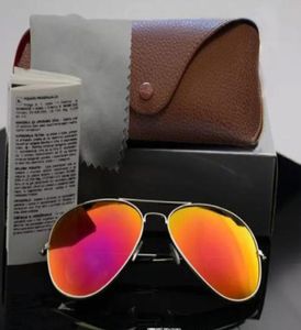 Lans de soleil de mode polarisée pour hommes et femmes Designer de marque vintage Sport Sun Suns With Brown Case et Box3214583