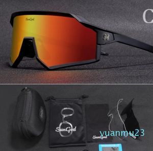 Lunettes de soleil polarisées pour cyclisme en plein air, Sport, lunettes de vélo pour hommes et femmes, modèle de qualité, 3 lentilles, lunettes de vélo avec