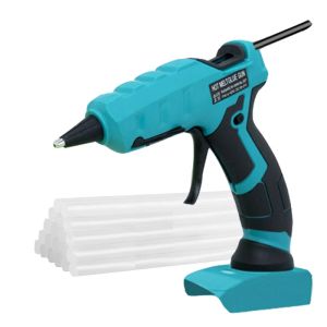 Polijsters Pistolet à colle thermofusible électrique sans fil 50 W avec 30 bâtons de 7 mm pour Makita 18 V Bl1830 Bl1840 Lxt Batterie DIY Pistolet à air chaud de soudage