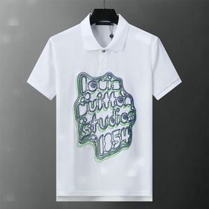 camisa polo camiseta para hombre diseñador polo camisas Brangdy de lujo moda para mujer 100% algodón puro diseño con estampado de letras manga corta precio al por mayor tamaño asiático M-XXXL