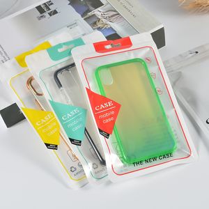 Poly Sacs Transparent En Plastique Souple Ziplock Opp Emballage Zipper Paquet Accessoires Pvc Boîtes Au Détail Poignées Pour 4.7 5.5 pouces iPhone Samsung Huawei XiaoMi OnePlus Câble