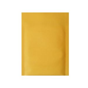 Enveloppes de diffusion rembourrées en poly bulle pour emballage cadeau de mailer sac auto-phoque rembourrage de bulle couleur jaune plusieurs tailles