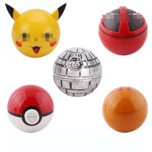 Accesorios de fumar de anime populares 3 capas Grintorio de zinc de zinc Spice Smoke Grinders Tobacco Crusher