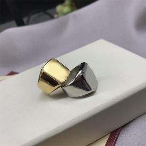 Bagues populaires desinger bijoux lettres bague de créateur homme carré rétro anneaux pour hommes amoureux esthétiques couple vacances anniversaire cadeau mode femme zl170 F4