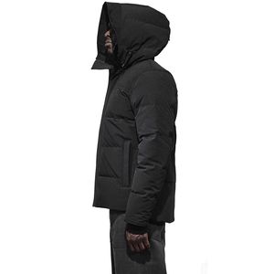 Men's Luxury Black Down Puffer Jacket - Canadian Heritage Designer Parka for Winter Outdoor Wear