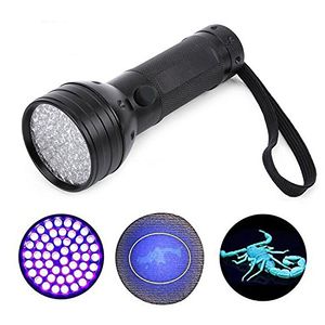 Torches 51 LED Blacklight Portable Lighting LED Lampe de poche ultraviolette 395nm 5W Détecteur Hunter Finder