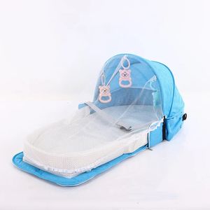 Portable Baby Bild Mosquito Nets Tent Mattress Cover Lit Travelable Cribe pliable bébé voyage bébé moustique nets bébé berceau 240326