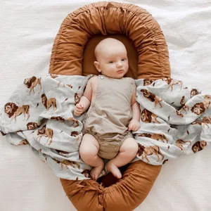 Portable Baby Nest Crib Baby Lounger for Newborn Bed Bassinet