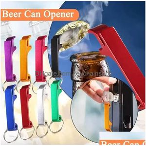 Ouvre-bouteille de bière portable, porte-clés de poche en aluminium, outil de bar, gadgets, accessoires de boissons d'été, vente en gros, livraison directe Dhjzz