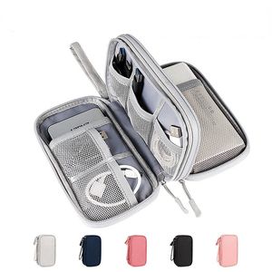 Portable carrying case Storage Bag Hard Drive for HDD Enclosure hard disk phone power bank usb data cable earphone 240119