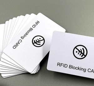 Protecteur de carte de crédit Portable RFID bloquant les signaux NFC bouclier sécurisé pour étui à passeport sac à main carte IC anti-balayage 1000 pièces