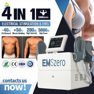 Portable Ems Neo Rf Emszero Machine 4 Handles Muscle Training Emslim Muscle Stimulator Body Slimming Fat Burning Beauty Equipment 2023