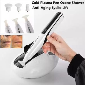 Portable Fibroblast Laser Cold Plasma Pen Ozone Shower Facial Beauty Pen Freckle Remover Machine pour le traitement de l'acné Deep Pore Cleaning Anti-Aging Eyelid Lift Devic