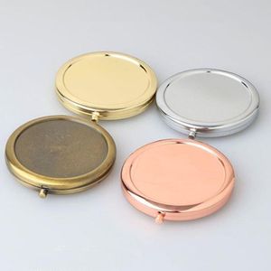 Miroir de poche cosmétique de maquillage de miroir pliant portatif pour des accessoires de beauté de miroirs de maquillage expédition rapide F1496 Fkaid