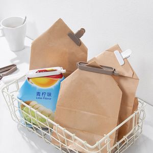 Portable de qualité alimentaire pince d'étanchéité sous vide en plastique Mini sac Clips sac de stockage des aliments scellant outil de cuisine yq01549