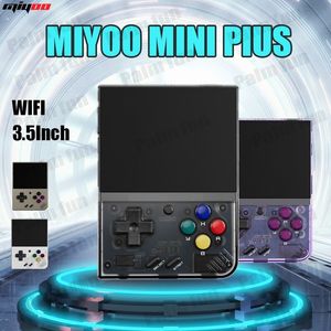 Portable Game Players MIYOO Mini Plus Portable Retro Handheld Game Console V2 Mini IPS Screen Classic Video Game Console Linux System Children Gift 230812